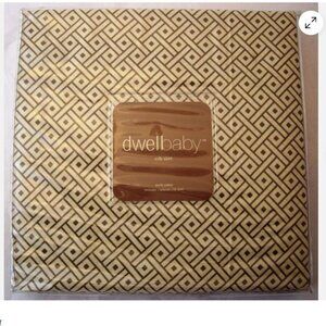 DWELLSTUDIO 100% COTTON INVERTED PLEATS 14" DROP TAILORED CRIB SKIRT Weave